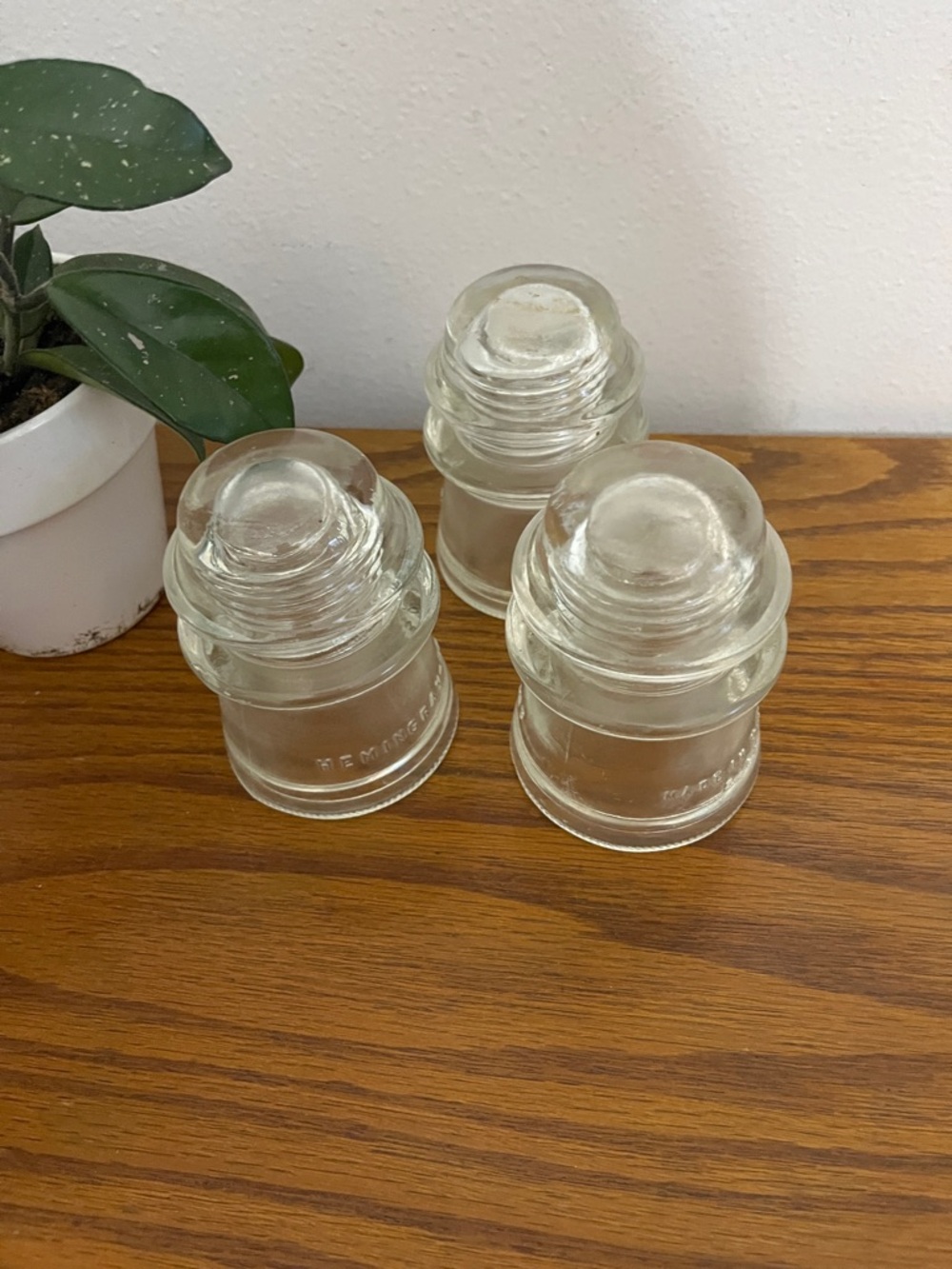 Hemingray Glass Insulator Set - Home Accents